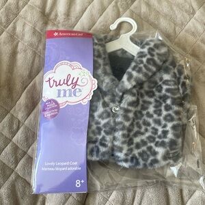 American Girl Lovely Leopard Coat Paris Mix & Match Collection~ Retired!!